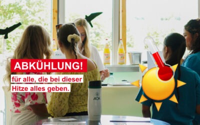 Smoothiebar für unsere Mitarbeitenden im Pflegezentrum Konrad Arndt